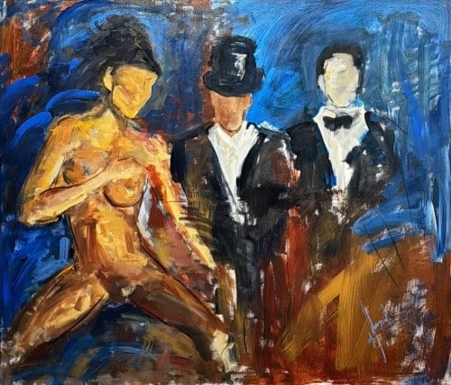 Angelo Makula – Taxierte Augenblicke, 120 × 140 cm