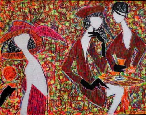 Angelo Makula – Night Out, 120 × 150 cm